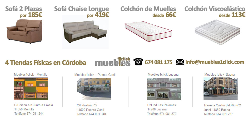 Tienda de colchones baratos en Puente Genil