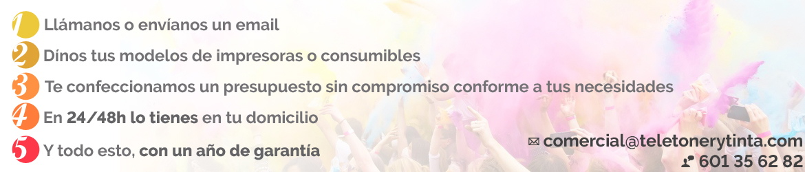 Tienda online de tóner compatible en Yuncos