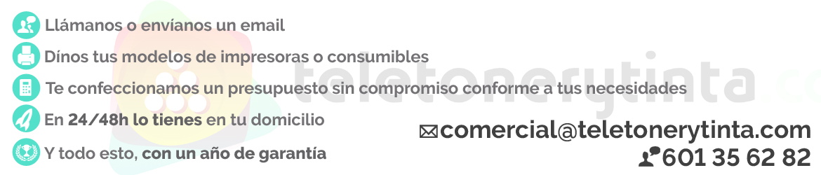 Tóner y tintas compatibles en Almorox